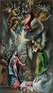 Zvěstování od El Greco