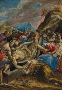 Pohřeb Krista od El Greco