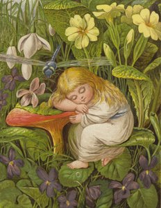Ale byl potopen pouze ve snu rozkoše (barva litho) od Eleanor Fortescue-Brickdale