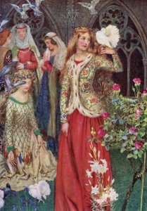 Guinevere (barva lito) od Eleanor Fortescue-Brickdale
