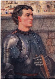 Lancelot, kolem roku 1910 (barevné lito)