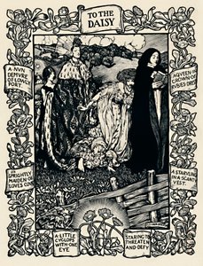 Ilustrace k Wordsworths Poem To The Daisy, č. 2, 1923 od Eleanor Fortescue-Brickdale