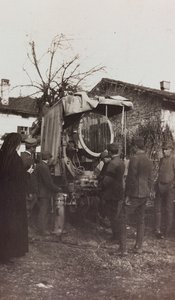 Album první světové války ve Friuli-Venezia Giulia: fotoelektrický vůz, 01-04/1916 (čb foto) od Elena Bianconcini