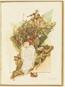 Program pro balet La Perle od Mariuse Petipy a Riccarda Driga, 1896.
