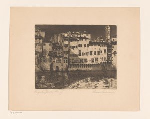 Borgo San Jacopo (Firenze) (původní název na objektu) od Elena Wissmann (signed by artist)