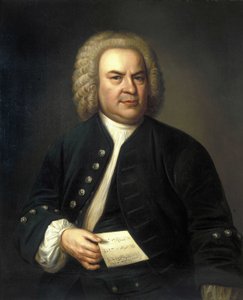 portrét Jeana Sebastiena Bacha (Johann Sebastian Bach od Elias Gottleib (after) Haussmann