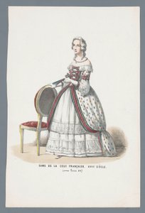 Paní francouzského dvora. XVIII století (za Ludvíka XV.) (název na předmětu)