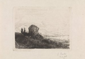 Chateau Chatelard poblíž Clarens od Elias Stark (signed by artist)