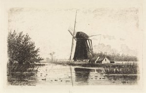 Větrný mlýn v Baambrugge