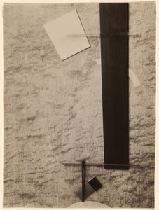 Proun v materiálu od Eliezer Markowich Lissitzky