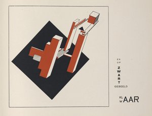 O dvou čtvercích, 1922. od Eliezer Markowich Lissitzky