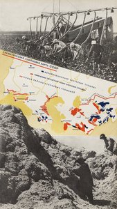 Chov bavlny. Ilustrace z SSSR buduje socialismus, 1933. od Eliezer Markowich Lissitzky