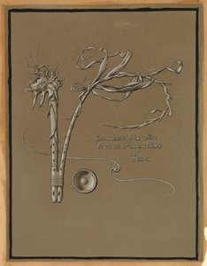 (Ilustrace k Rubáiyát Omara Khayyáma) Podpis autora od Elihu Vedder