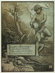 (Ilustrace k filmu Rubáiyát Omara Chajjáma) Mocný Mahmúd od Elihu Vedder