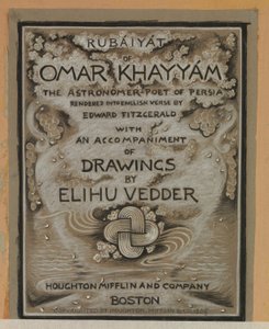 (Ilustrace k Rubáiyát Omara Khayyáma) Titulní strana od Elihu Vedder