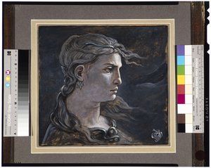 Hlava Medúzy, 1878 od Elihu Vedder