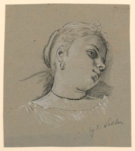 Italská dívka od Elihu Vedder
