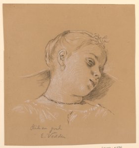 Italská dívka od Elihu Vedder