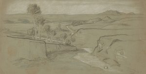 římská krajina, c. 1900. od Elihu Vedder