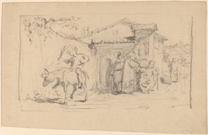 Syn a osel, c. 1859. od Elihu Vedder