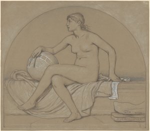 Studium na "Astronomii" od Elihu Vedder