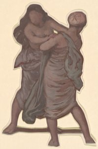 Studie pro koupání řeckých dívek, c. 1872. od Elihu Vedder