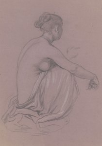 Studie pro koupání řeckých dívek, c. 1872. od Elihu Vedder