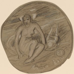 Studium pro hudbu, c. 1890. od Elihu Vedder