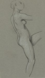Studie pro osudy shromažďující se ve hvězdách, 1884-1887. od Elihu Vedder