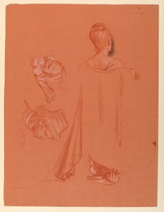 Studie na "Svatební průvod" od Elihu Vedder