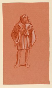 Studie na "Svatební průvod" od Elihu Vedder