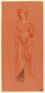 Studie na "Svatební průvod" od Elihu Vedder