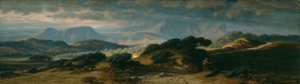 Bouře v Umbrii od Elihu Vedder