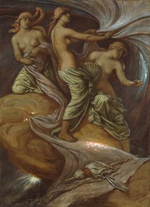 Osudy se shromažďují ve hvězdách, 1887. od Elihu Vedder