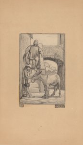 Syn a osel, 1863. od Elihu Vedder