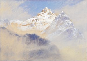 Mountain View: Terglonské Alpy při pohledu z blízkosti Lengenfeld Carniola, Rakousko