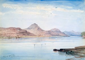 Na Nilu, Gebel el Mody, Núbie, 1861