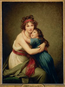 Madame Vigee-Le Brun und ihre Tochter Julie von Elisabeth Louise Vigee-Lebrun