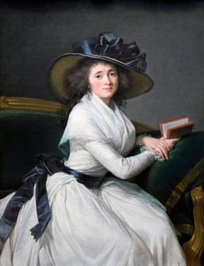 "Portrét hraběnky de la Chatre (Marie Charlotte Louise Perrette Aglae Bontemps) od Elisabeth Louise Vigee-Lebrun