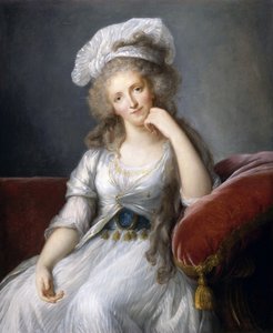 Louise Marie Adelaide de Bourbon-Penthièvre, vévodkyně z Orleansu od Elisabeth Louise Vigee Lebrun