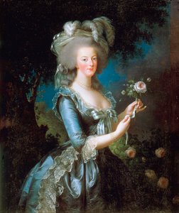 Marie Antoinetta s růží, 1783.