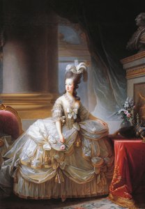 Portrét Marie Antoinetty (Vídeň od Elisabeth Louise Vigee Lebrun