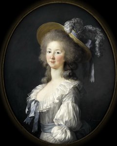 Portrét Marie Louise Savojské 1749-1792, princezny z Lamballe od Elisabeth Louise Vigee Lebrun