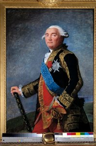 Portrét Philippe Henriho, markýze de Segur (1724-1801) marechal francouzského ministra Malířství od Marie Elisabeth Louise Vigee Le Brun (nebo Vigee-Lebrun nebo Vigee Lebrun) (1755-1842). 1789. Rozměr 1,15x0,81m. - Portrét Philippe Henriho, markýze ze Segu od Elisabeth Louise Vigee-Lebrun