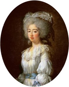 Portrét Louise Marie Josephine, hraběnky z Provence, pozdější královny Francie od Elisabeth Louise Vigee Lebrun