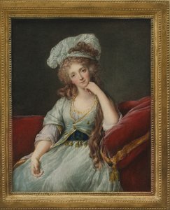 Portrét Louise Marie Adelaide de Bourbon-Ponthievre, vévodkyně Orleánské od Elisabeth Louise after Vigee Lebrun