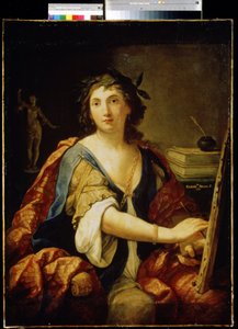 Alegorie obrazu, autoportrét, 1658