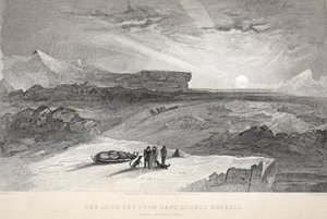 Podívejte se z mysu George Russell, ilustrace z „Druhá Grinnellova expedice při hledání sira Johna Franklina...“, 1856