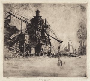 Otto Coke a Coal Kladkostroj od Elisha Kent Kane Wetherill