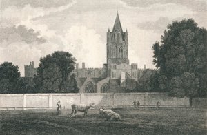 „Katedrála Christ Church, Oxford“, 1811 od Elizabeth Byrne